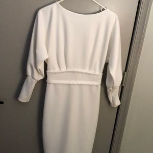 All white Dress/New York & Company